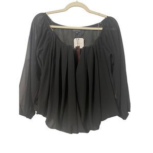 NEW with tags Zenobia Black Blouse